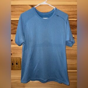 lululemon athletica Light Blue Short Sleeve Tee